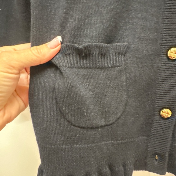 Juicy Couture black cardigan with gold buttons - size small - Picture 2 of 6